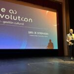 Francisco Palomino durante la presentación de The AI Revolution Cáceres 2024