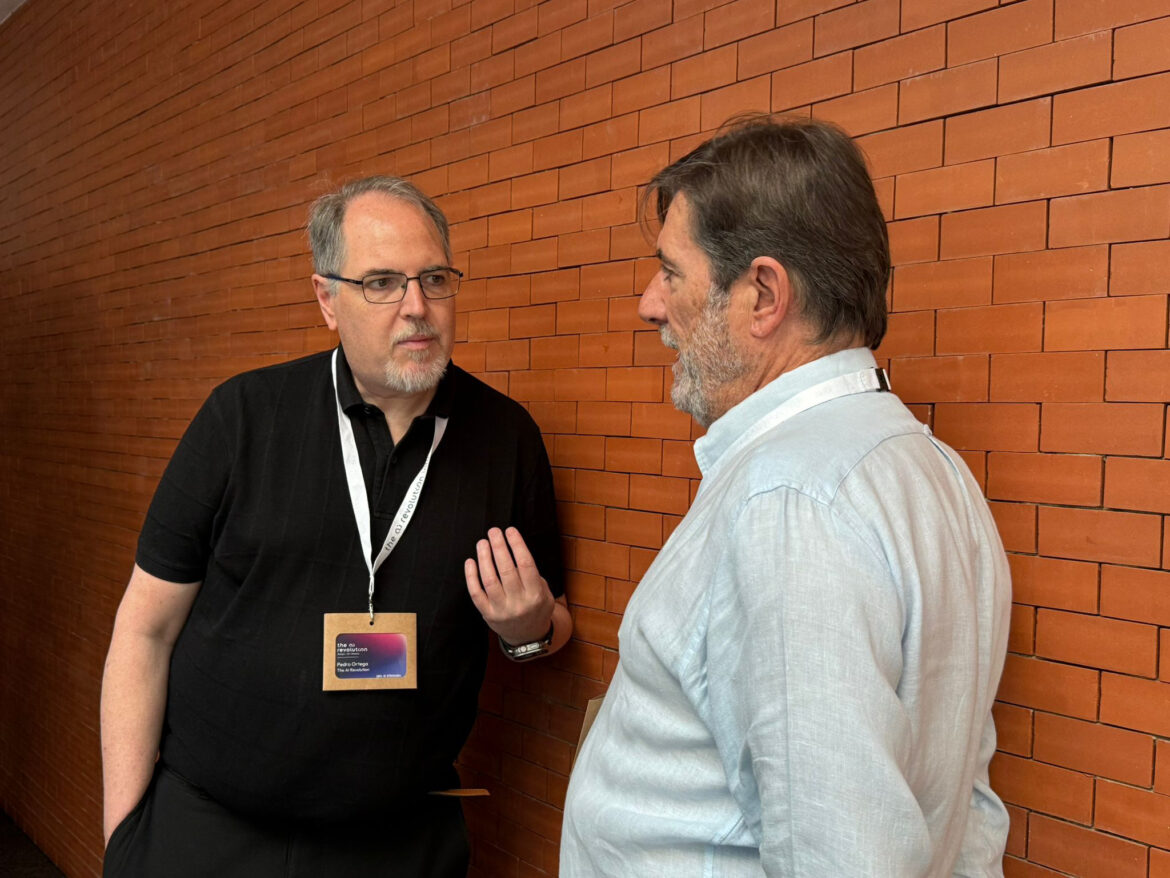 Paco Ortega y Ricardo Cano en The AI Revolution Badajoz 2025